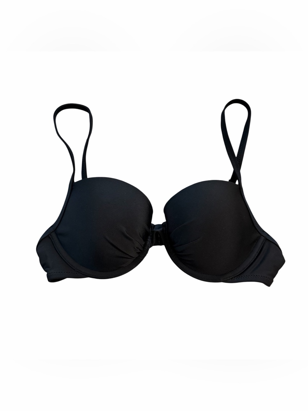 Aerie Women’s Lightly Lined Black Underwire Bikini Top Sz 34B NWT